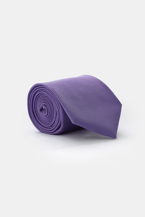 Jacquard Tie 7 cm Purple