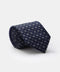 Jacquard Tie 7 cm Dark Blue