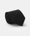 Jacquard Tie 7 cm Black
