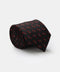 Jacquard Tie 7 cm Black