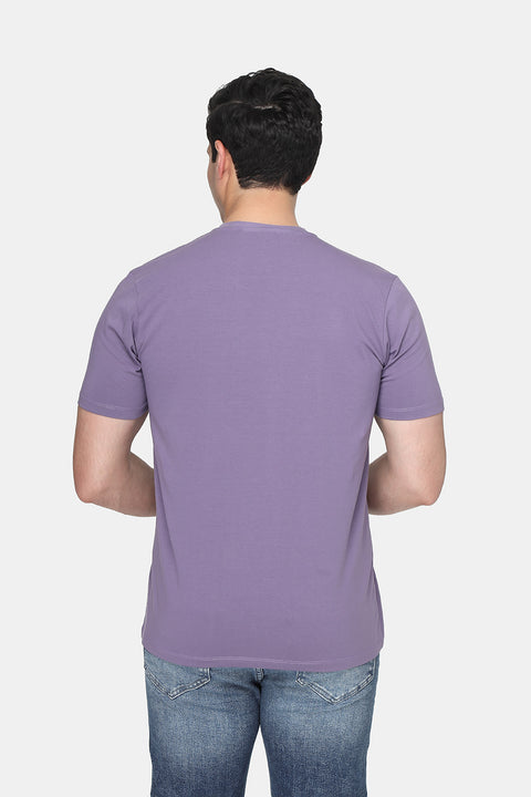 Regular Fit T-Shirt V Purple