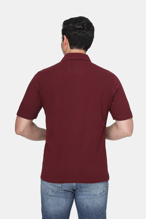 Polo Shirt Regular Fit Maroon