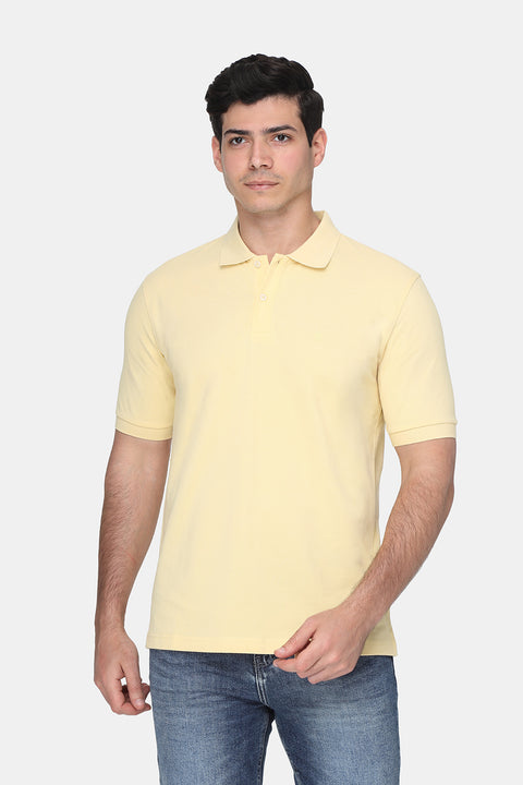 Polo Shirt Regular Fit Yellow