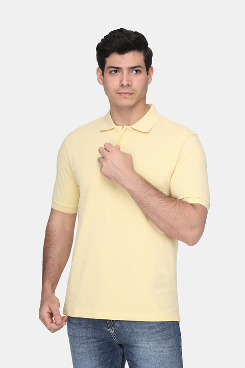 Polo Shirt Regular Fit Yellow