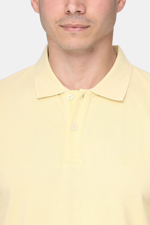 Polo Shirt Regular Fit Yellow