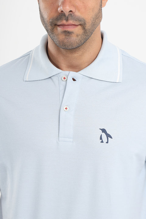 Polo Shirt Regular Fit Light Blue