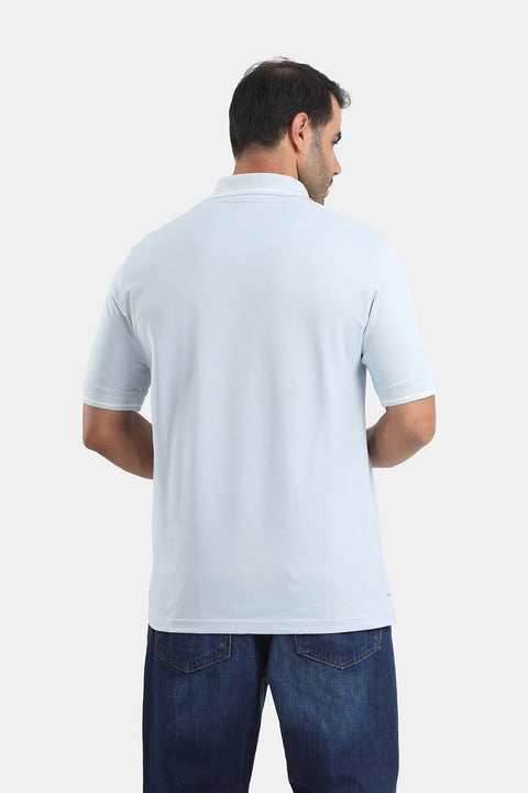 Polo Shirt Regular Fit Light Blue