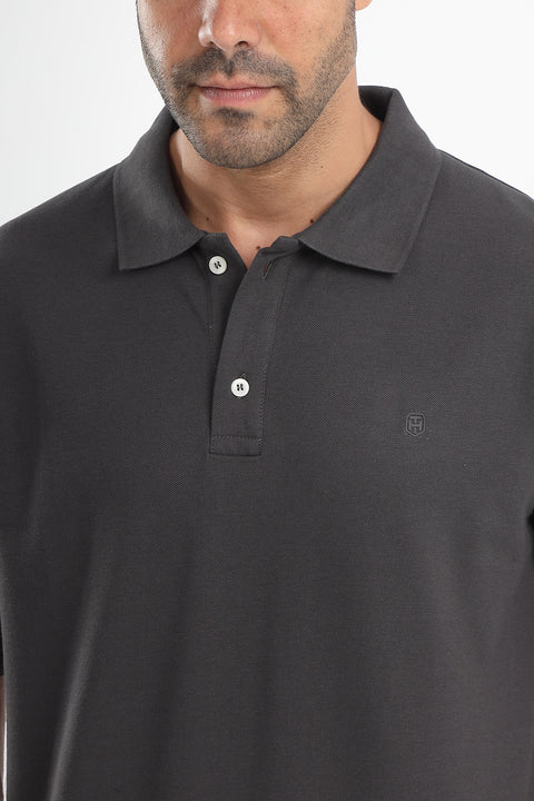 Polo Shirt Regular Fit Gray