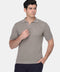 Polo Shirt Regular Fit Knitted Gray