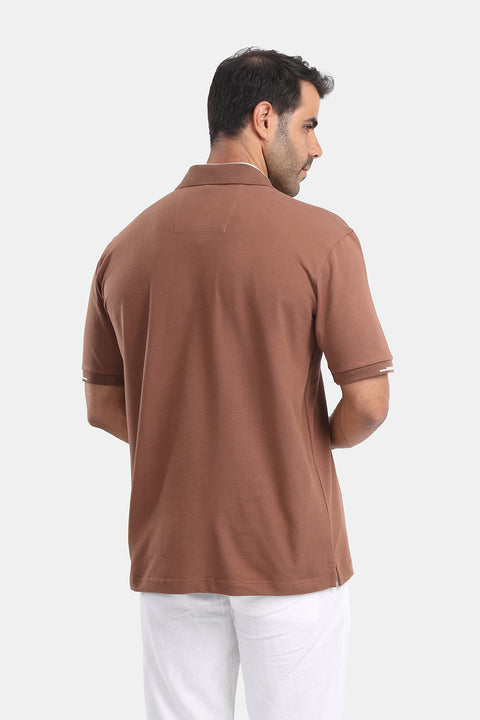 Polo Shirt Regular Fit Brown