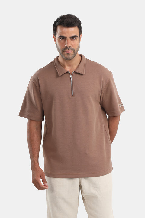 Polo Shirt Regular Fit Brown