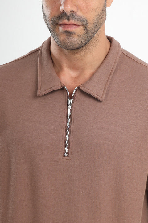 Polo Shirt Regular Fit Brown