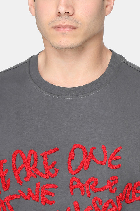 Over Size T-Shirt Gray