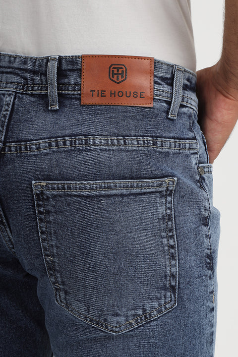 Regular Fit Trousers Jeans Light Blue