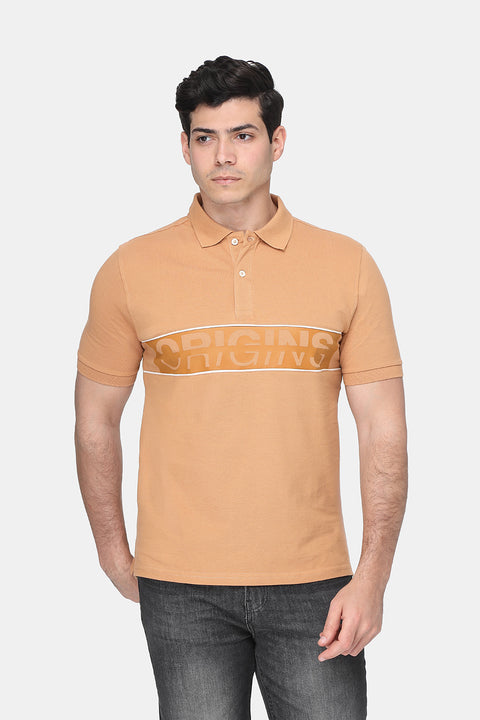 Polo Shirt Regular Fit Beige