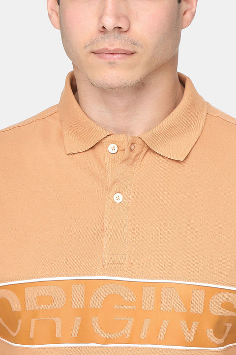 Polo Shirt Regular Fit Beige