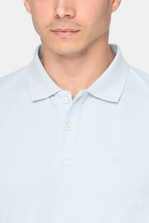 Polo Shirt Regular Fit Light Blue