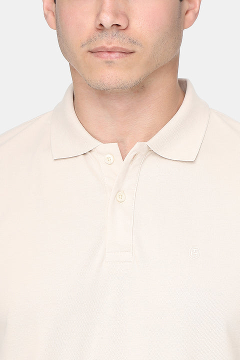 Polo Shirt Regular Fit Beige