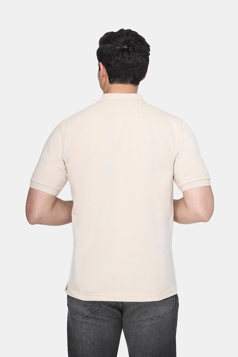 Polo Shirt Regular Fit Beige
