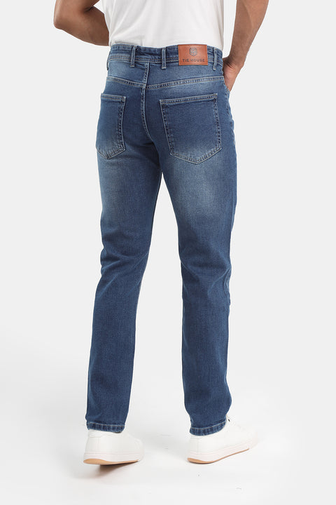 Regular Fit Trousers Jeans Blue