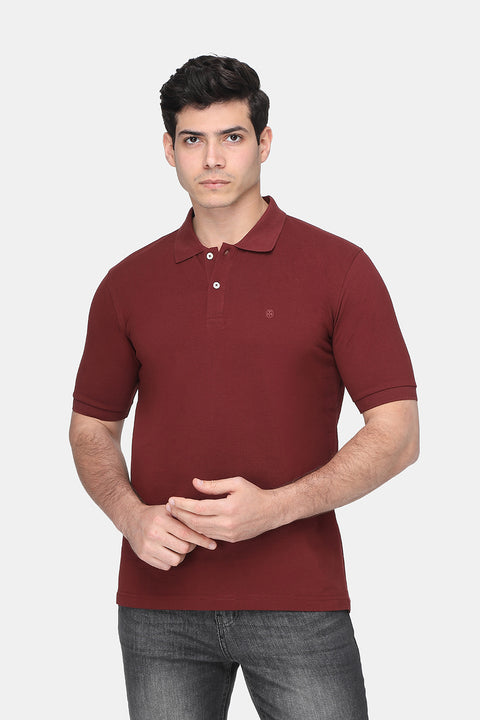 Polo Shirt Regular Fit Maroon