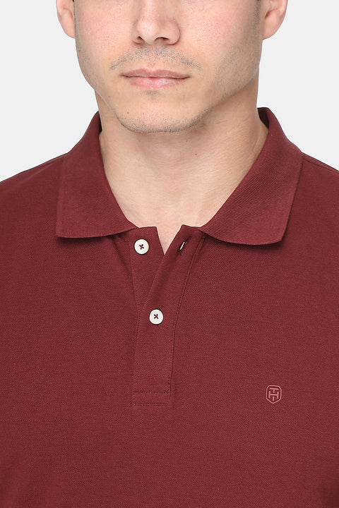 Polo Shirt Regular Fit Maroon
