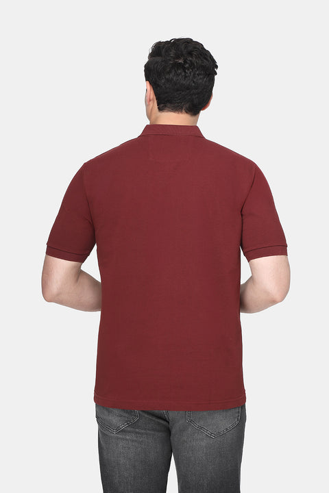 Polo Shirt Regular Fit Maroon