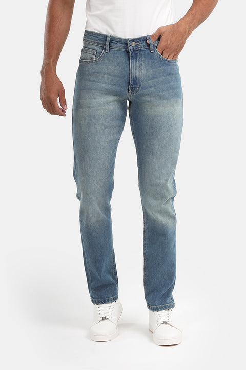 Regular Fit Trousers Jeans Blue