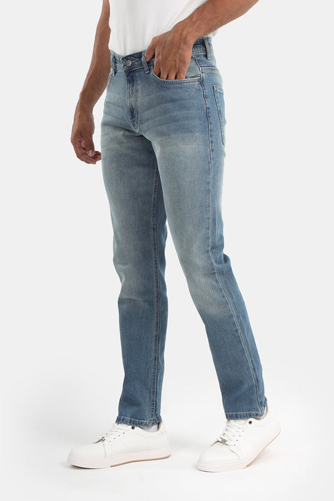 Regular Fit Trousers Jeans Blue