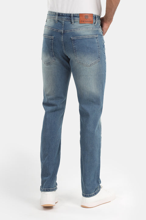 Regular Fit Trousers Jeans Blue