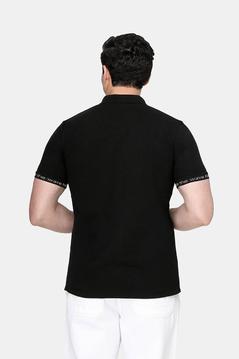 Polo Shirt Regular Fit Black