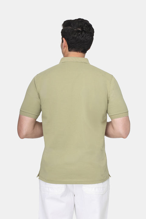 Polo Shirt Regular Fit Green