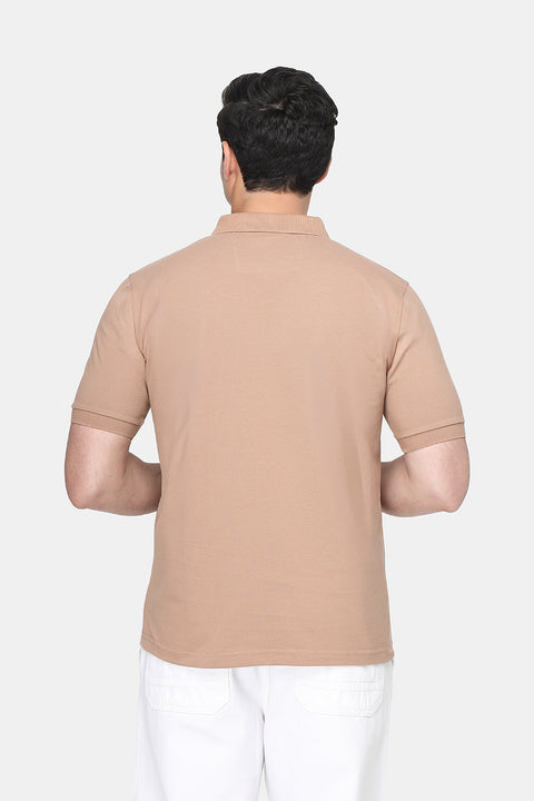 Polo Shirt Regular Fit Beige