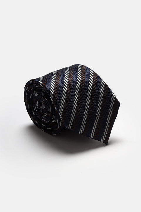 Stripe Tie 7 cm Dark Blue