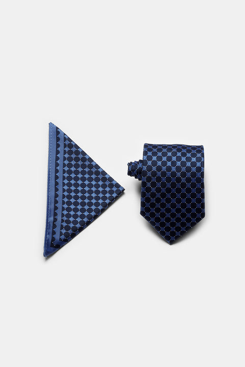 Jacquard Tie 6 cm Light Blue
