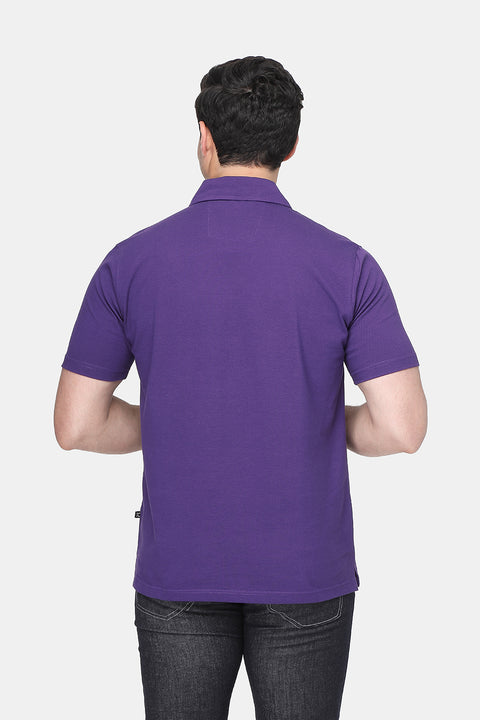 Polo Shirt Regular Fit Purple