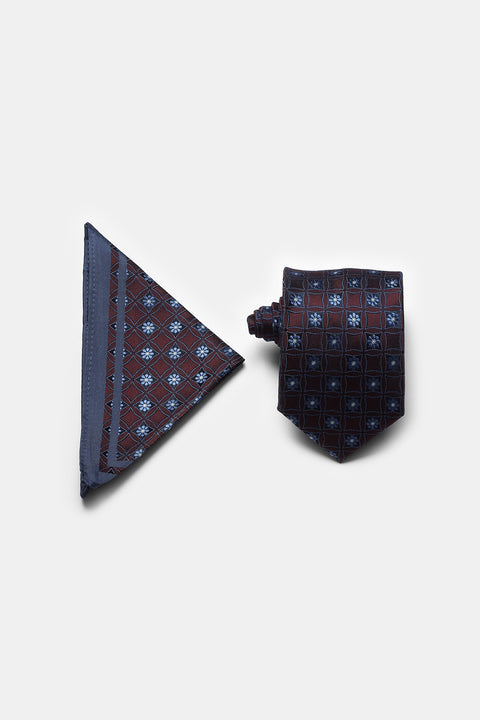 Jacquard Tie 6 cm Maroon