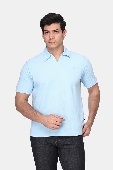 Polo Shirt Regular Fit Light Blue