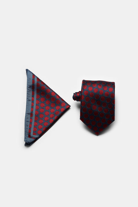 Jacquard Tie 6 cm Maroon