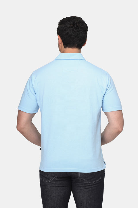 Polo Shirt Regular Fit Light Blue
