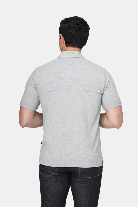 Polo Shirt Regular Fit Gray