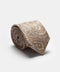 Jacquard Tie 7 cm Beige