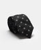 Jacquard Tie 7 cm Black