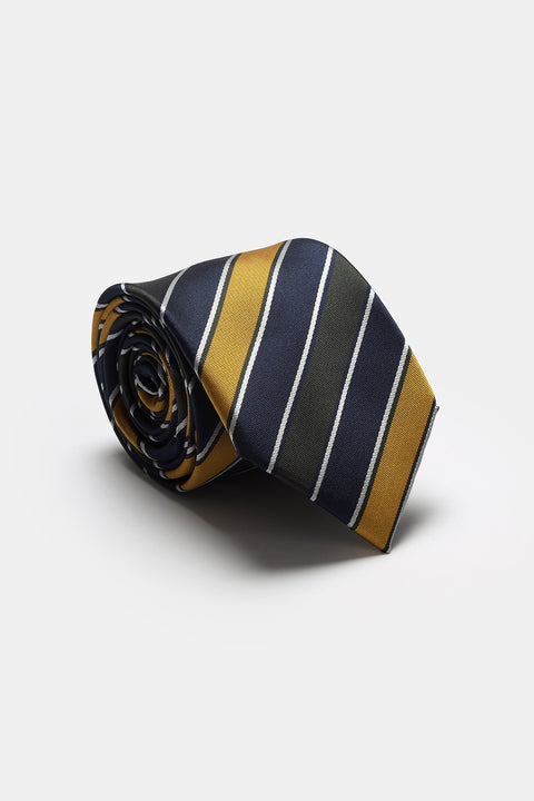Stripe Tie 7 cm Dark Blue