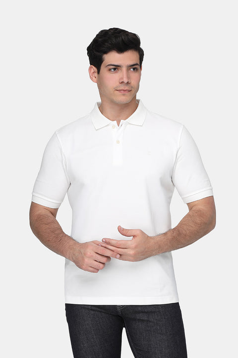 Polo Shirt Regular Fit White