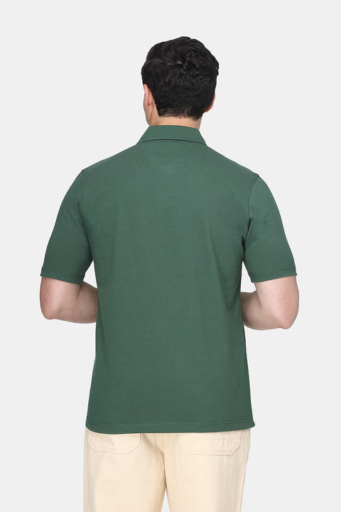 Polo Shirt Regular Fit Green