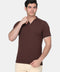 Polo Shirt Regular Fit Knitted Brown