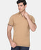 Polo Shirt Regular Fit Knitted Beige
