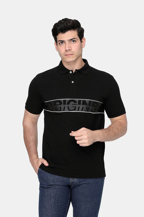 Polo Shirt Regular Fit Black