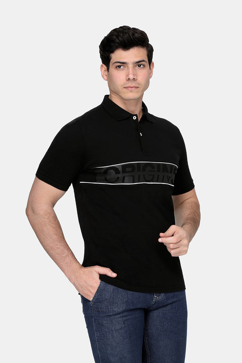 Polo Shirt Regular Fit Black